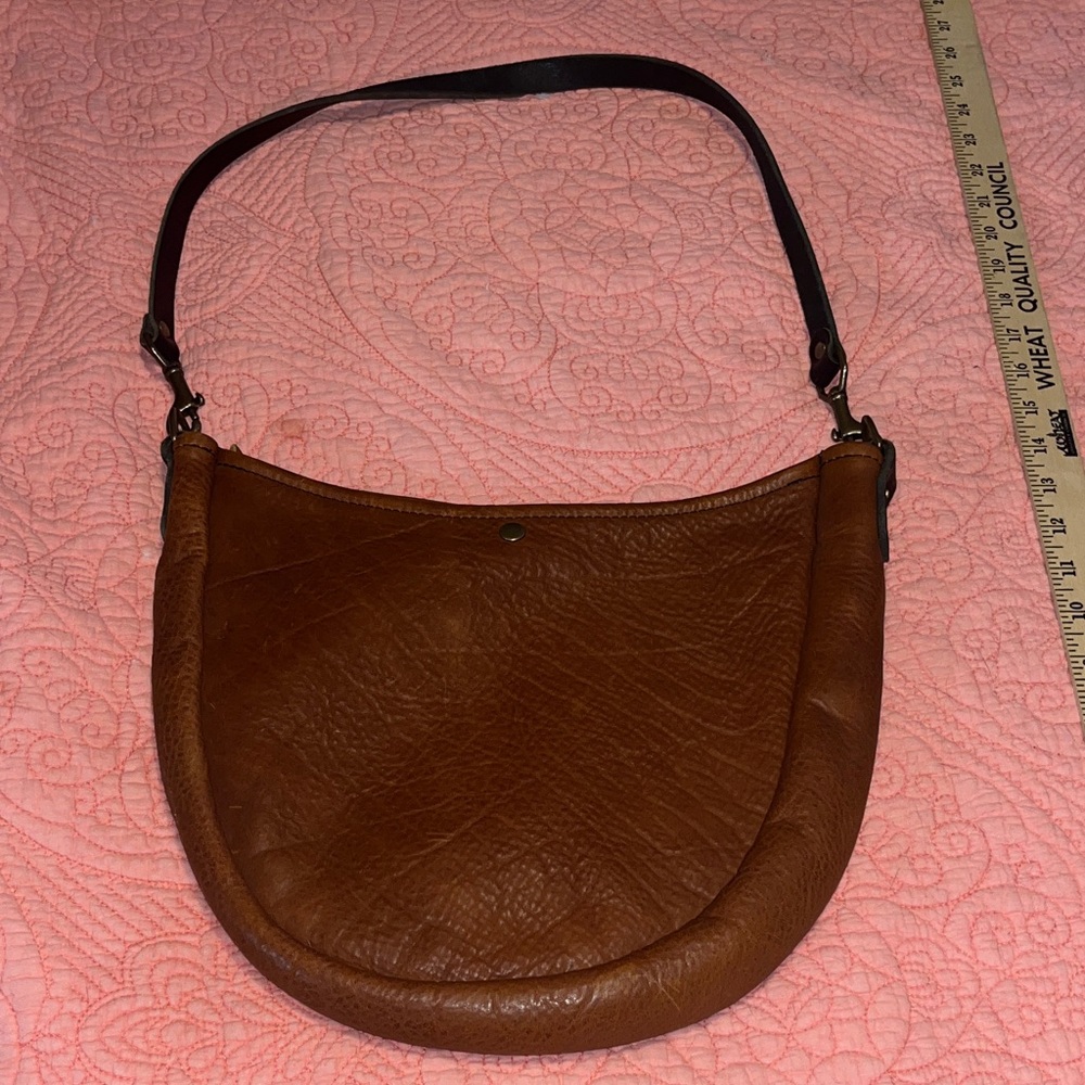 Go Forth Goods Celeste Medium Brown Saddle Leathe… - image 3